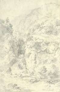Paisaje montañoso de Andreas Achenbach